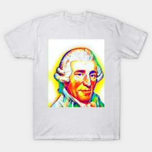 Joseph Haydn Colourful Portrait | Joseph Haydn Artwork 12 T-Shirt